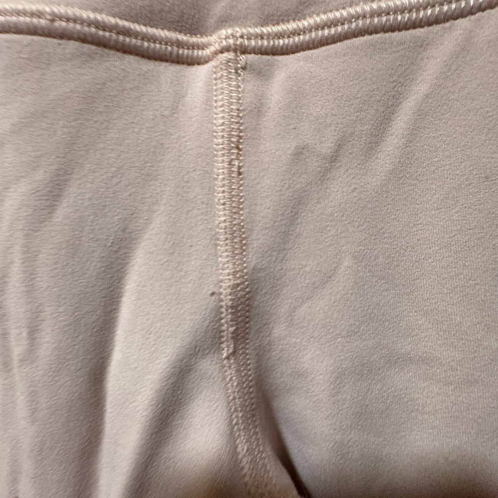 lululemon High-Waisted Cream Leggings - Picture 4 of 8